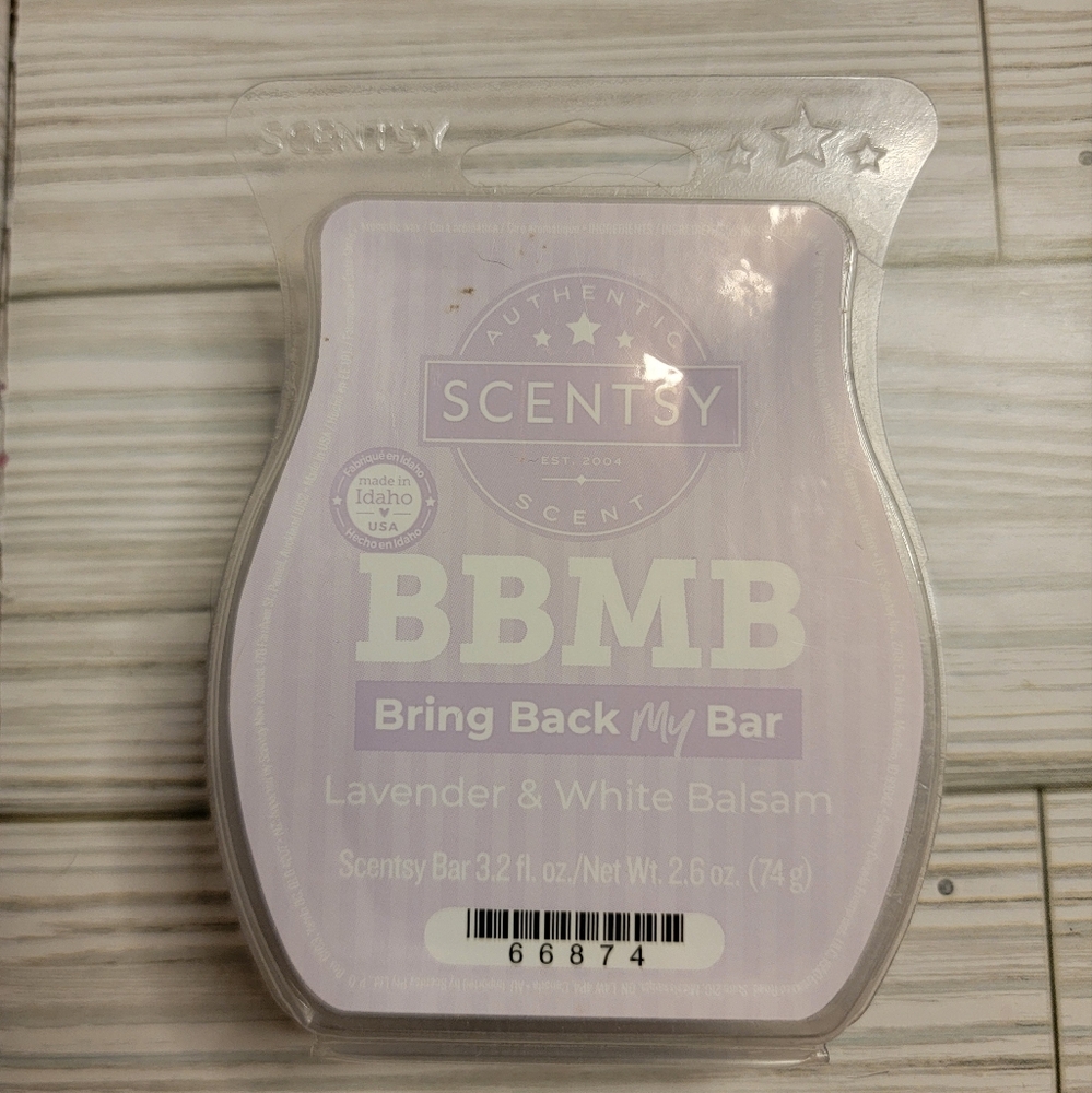 Scentsy Bar in Lavender & White Balsam